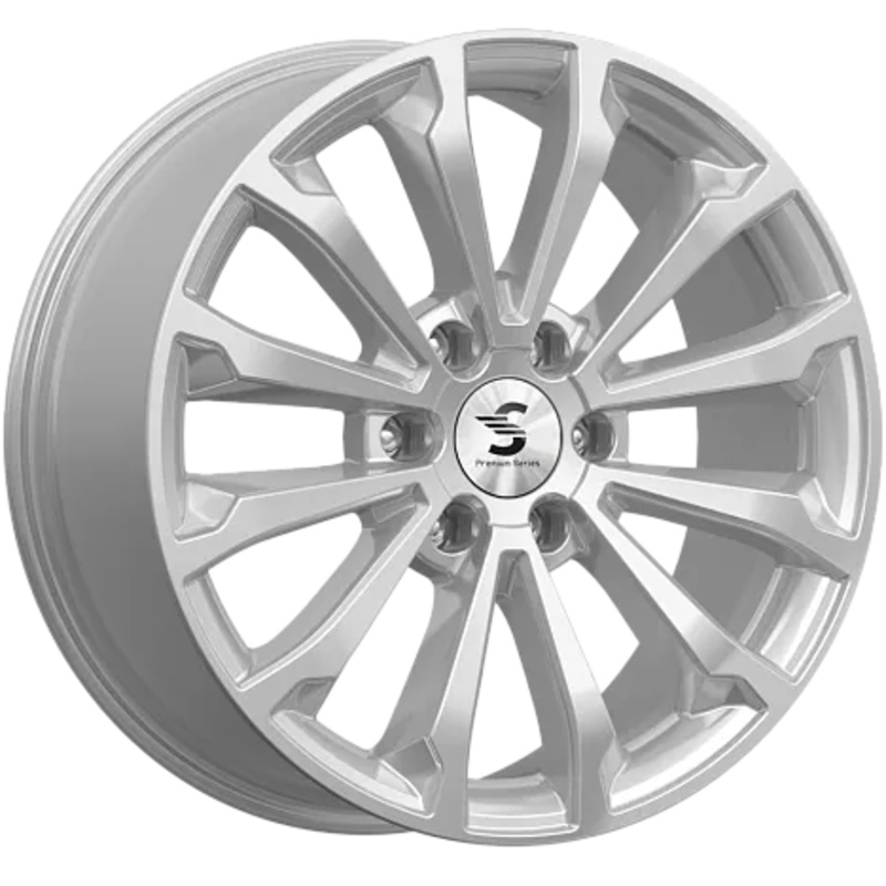8,5x20/6x139,7 ET25 D106,1 КР006 (Land Cruiser Prado) Elite Silver