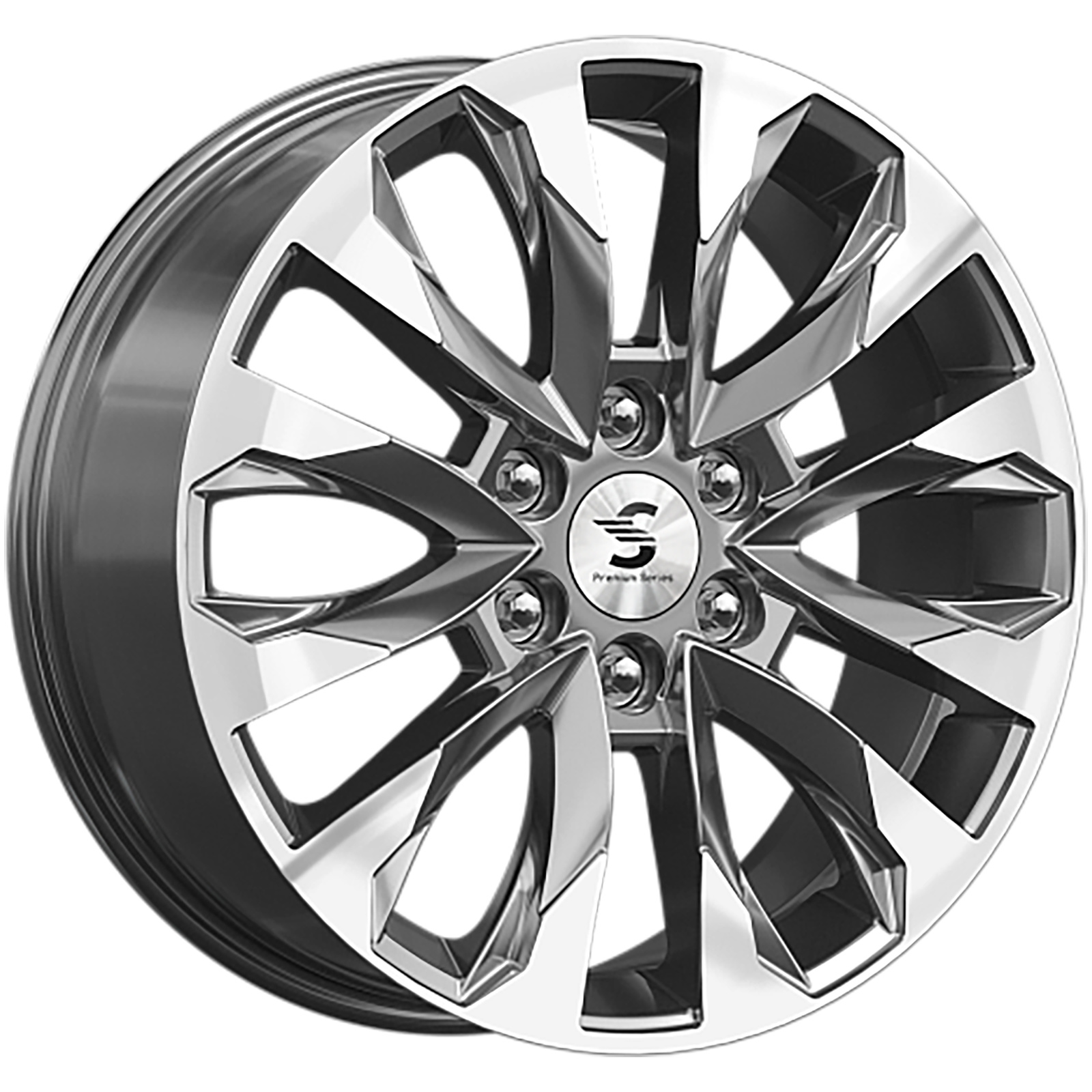 8x20/6x139,7 ET55 D100,1 КР007 (TANK 700) Diamond Gloss Graphite