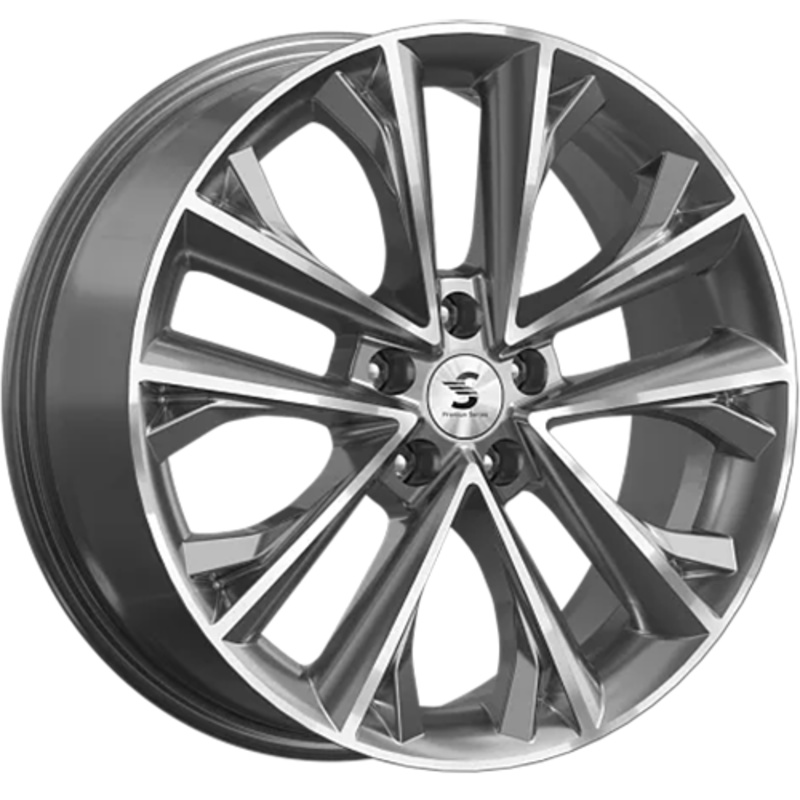 7x18/5x112 ET45 D57,1 КР012 (Karoq/Taos) Diamond Gloss Graphite
