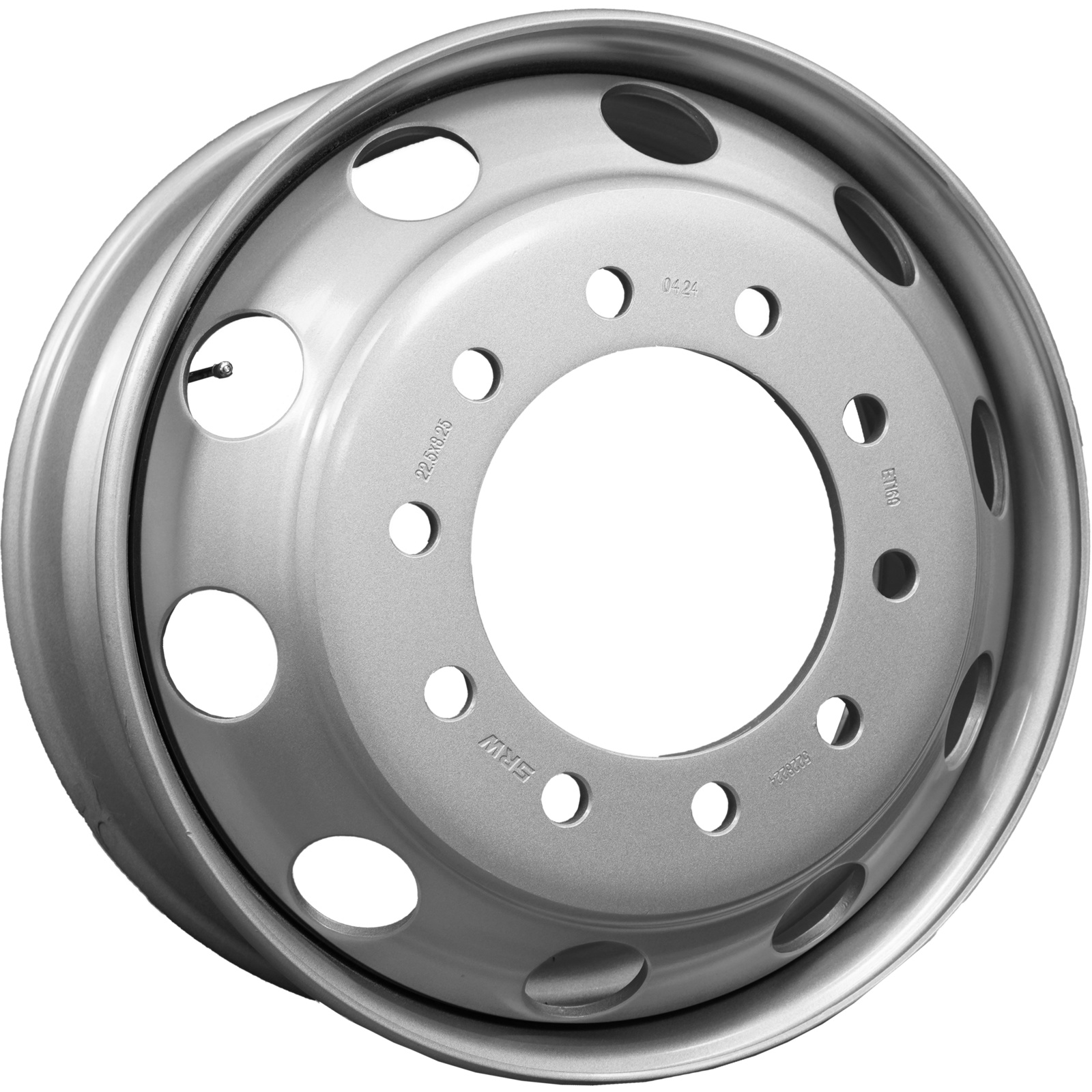 8,25x22,5/10x285,75 ET169 D220 Silver (5228224) (б/к) (американка)