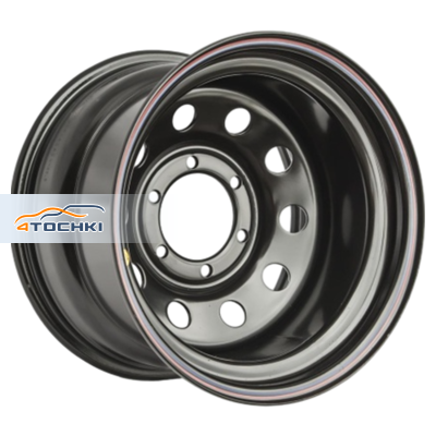 10x16/6x139,7 ET-44 D110 Toyota Nissan Round Черный (LTM)