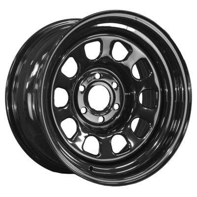 8x16/6x114,3 ET0 D66 Nissan Navara D40 2.5TD Semicircle Gloss Black (LTM)
