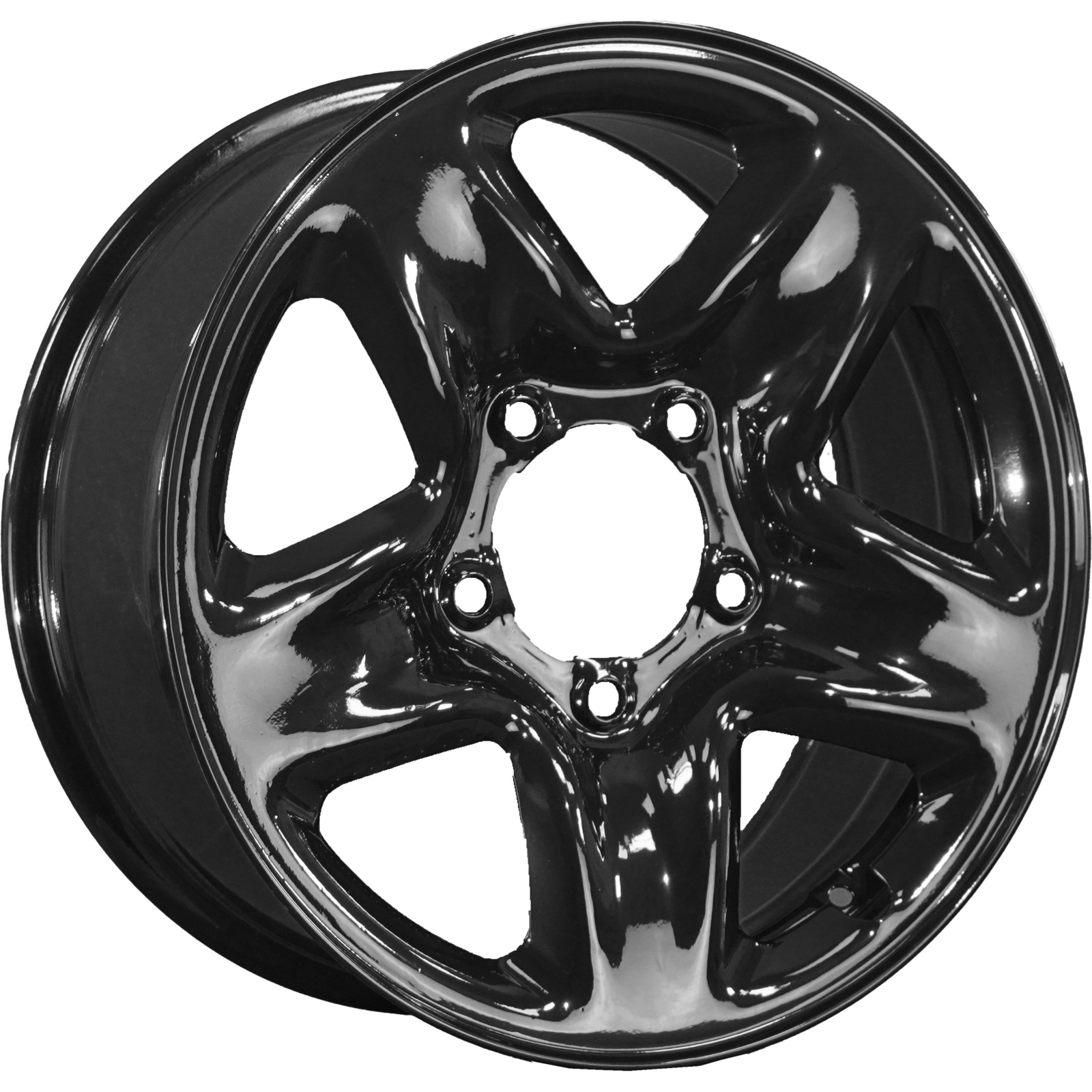 8x18/5x150 ET60 D110 Toyota 5 Triangle Gloss Black (LTM)