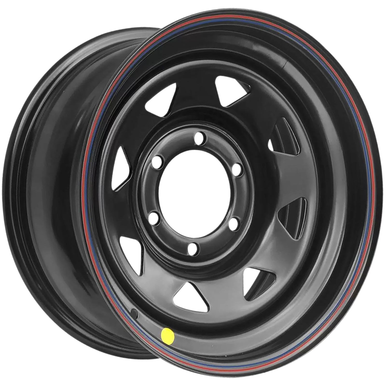 8x16/6x139,7 ET10 D110 Toyota Hilux 2.5D, 3.0D (треуг. мелкий) Черный (LTM) (с увелич.полкой)