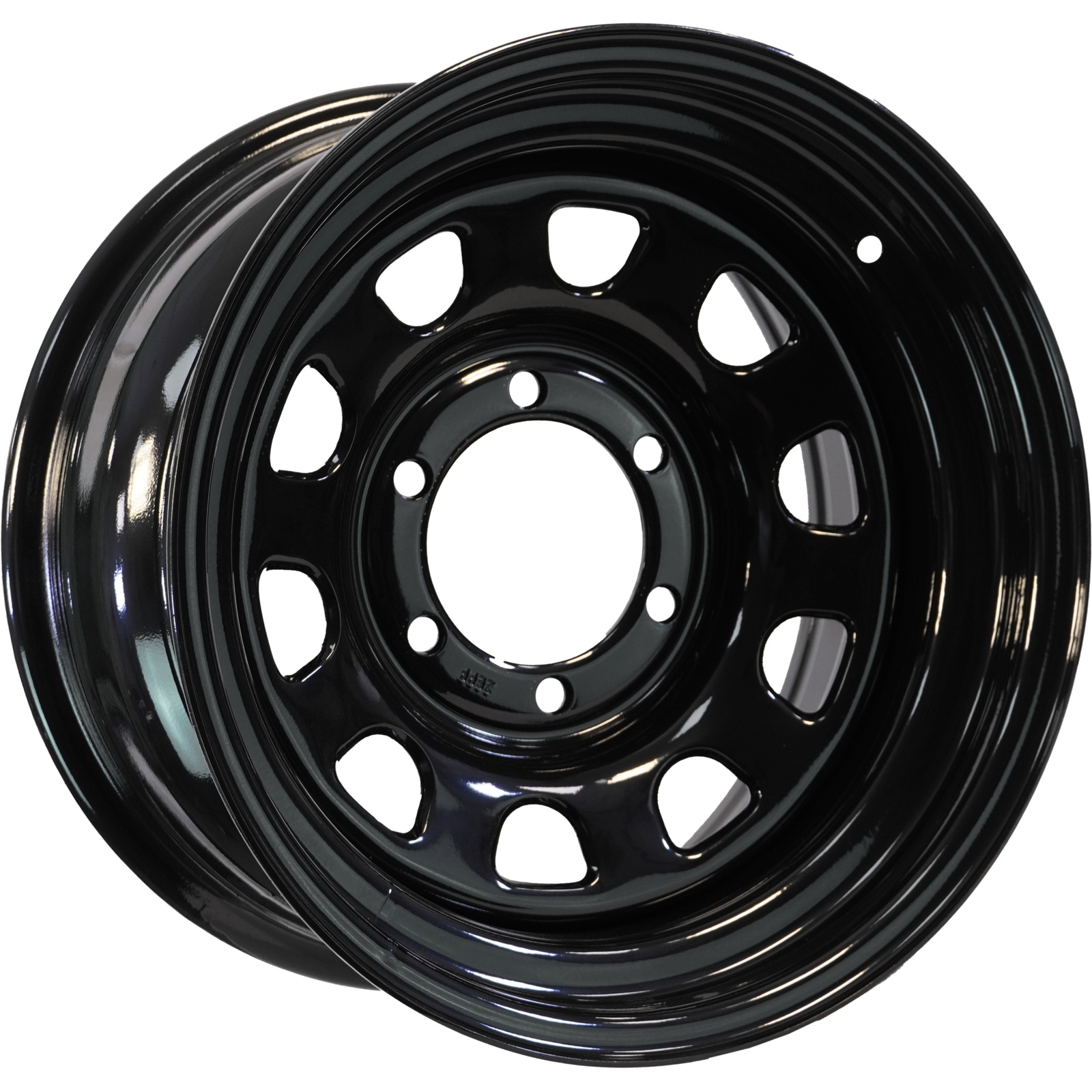 8x16/6x139,7 ET-10 D110 Toyota Hilux 2.5D, 3.0D Semicircle Gloss Black (LTM)