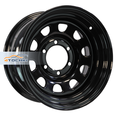 8x16/6x139,7 ET-10 D110 Toyota Hilux 2.5D, 3.0D Semicircle Gloss Black (LTM)