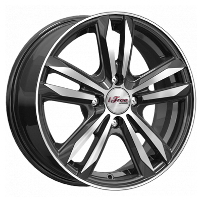 6x15/4x100 ET50 D60,1 Маскот (КС870) Блэк Джек