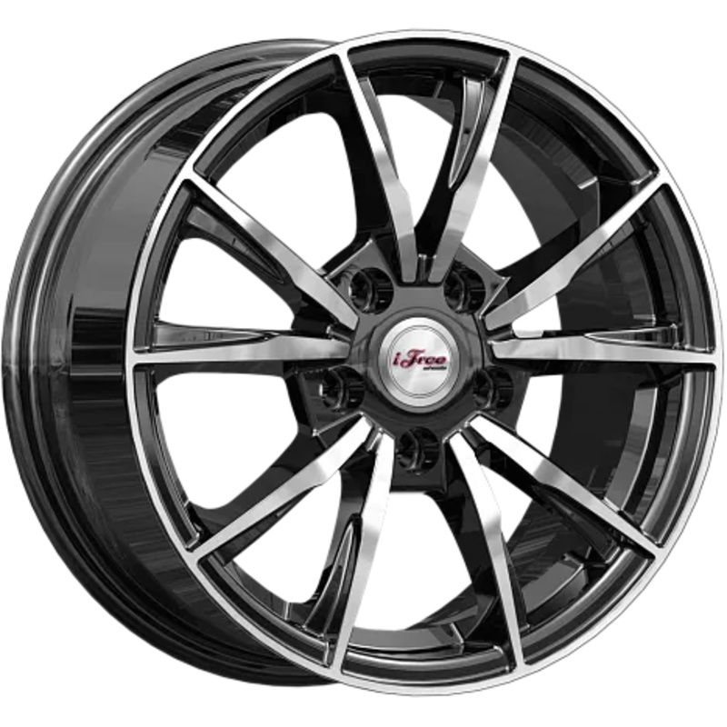 iFree 6,5x15/5x100 ET38 D57,1 Сион (КС1055) Блэк Джек